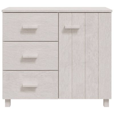 vidaXL Sideboard HAMAR White 90x40x80 cm Solid Pinewood, white vidaXL Sideboard HAMAR White 90x40x80 cm Solid Pinewood