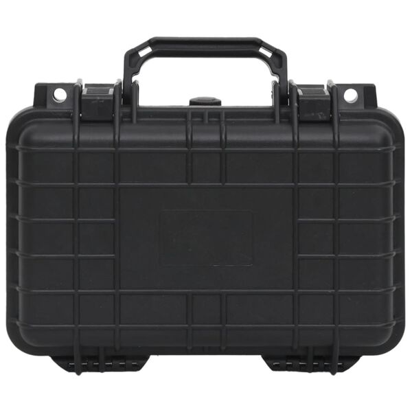 vidaXL Portable Flight Case Black 30x22x10 cm PP