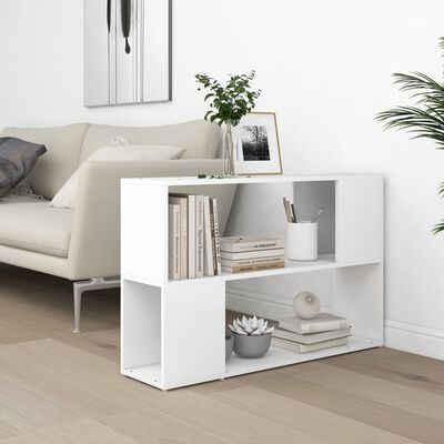vidaXL Book Cabinet White 100x24x63 cm Engineered Wood, white vidaXL Book Cabinet White 100x24x63 cm Engineered Wood