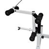 vidaXL Weight Bench with Weight Rack, Barbell and Dumbbell Set 30.5kg