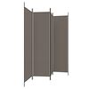 vidaXL 4-Panel Room Divider Anthracite 200x200 cm Fabric