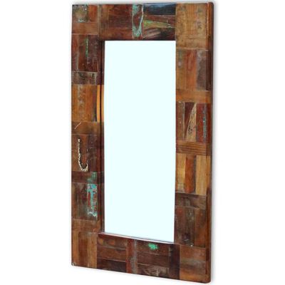 vidaXL Mirror Solid Reclaimed Wood 80x50 cm,  vidaXL Mirror Solid Reclaimed Wood 80x50 cm