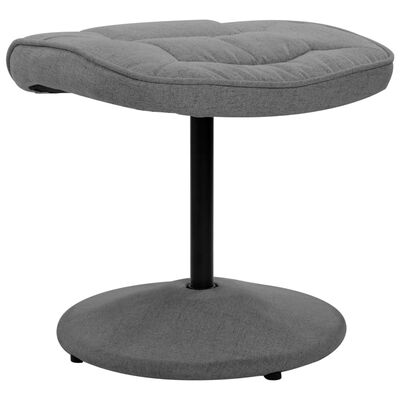 vidaXL Recliner Chair with Footrest Light Grey Fabric, light grey vidaXL Recliner Chair with Footrest Light Grey Fabric