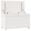 vidaXL Storage Box White 80x40x45.5 cm Solid Wood Pine