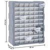 vidaXL Multi-drawer Organiser with 60 Drawers 38x16x47.5 cm