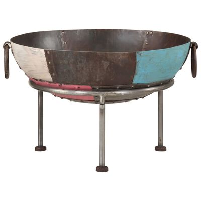 vidaXL Fire Pit 55x55x38 cm Iron, multicolour vidaXL Fire Pit 55x55x38 cm Iron