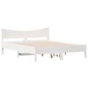 vidaXL Bed Frame without Mattress White 160x200 cm Solid Wood Pine