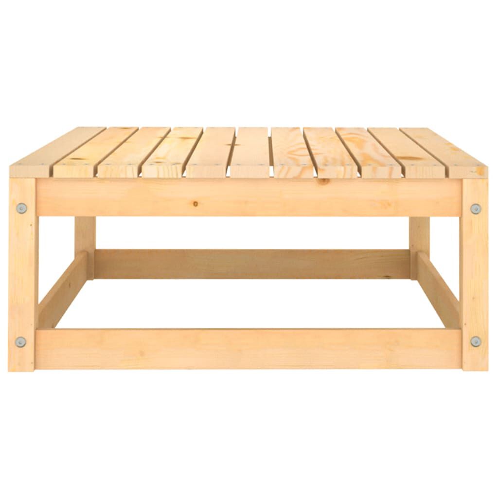 vidaXL 3 Piece Garden Lounge Set with Cushions Solid Pinewood