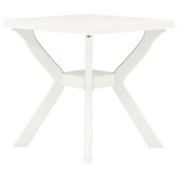 vidaXL Bistro Table White 70x70x72 cm Plastic, white vidaXL Bistro Table White 70x70x72 cm Plastic