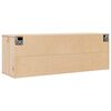 vidaXL Wall Cabinet 100x30x35 cm Solid Wood Pine