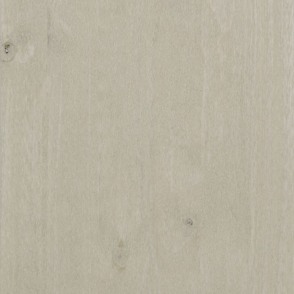vidaXL Wardrobe HAMAR White 89x50x180 cm Solid Wood Pine