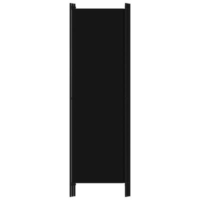 vidaXL 3-Panel Room Divider Black 150x180 cm, black vidaXL 3-Panel Room Divider Black 150x180 cm