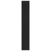vidaXL 5-Tier Book Cabinet Black 60x30x189 cm Engineered Wood