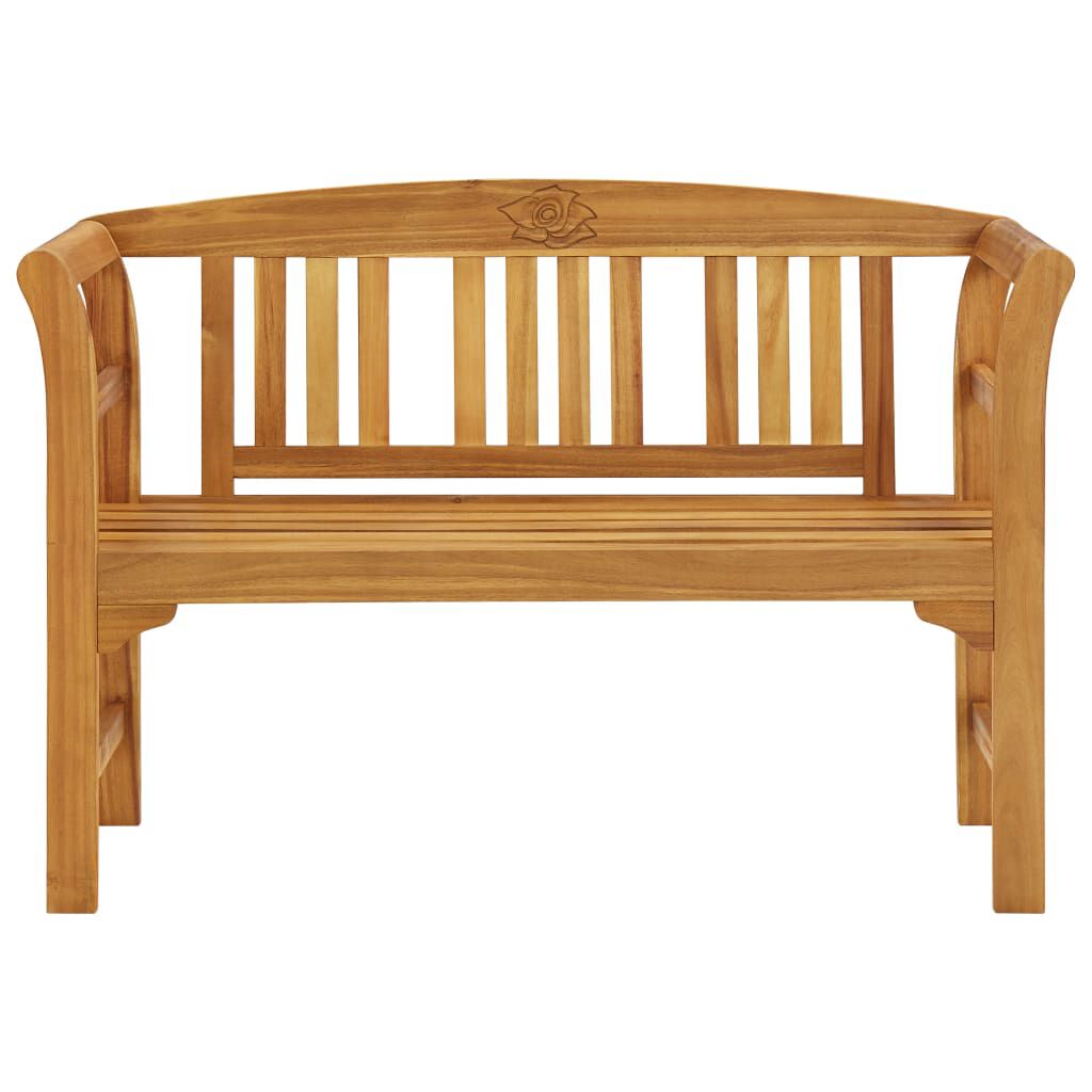 vidaXL Garden Bench 114 cm Solid Acacia Wood
