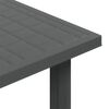 vidaXL Garden Table Anthracite 80x75x72 cm Plastic