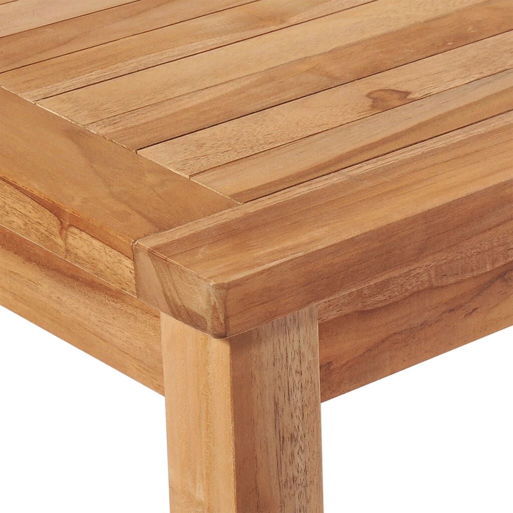 vidaXL 4 Piece Garden Dining Set Solid Wood Teak