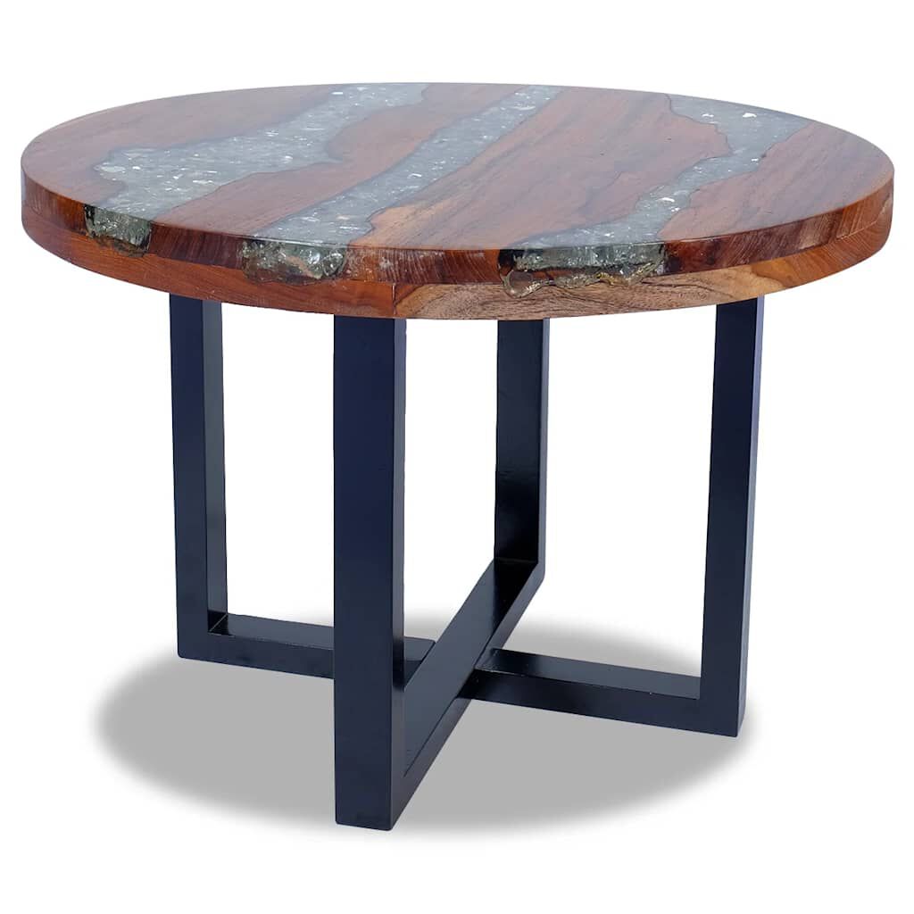 vidaXL Coffee Table Teak Resin 60 cm