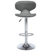 vidaXL Bar Stools 2 pcs Grey Faux Leather