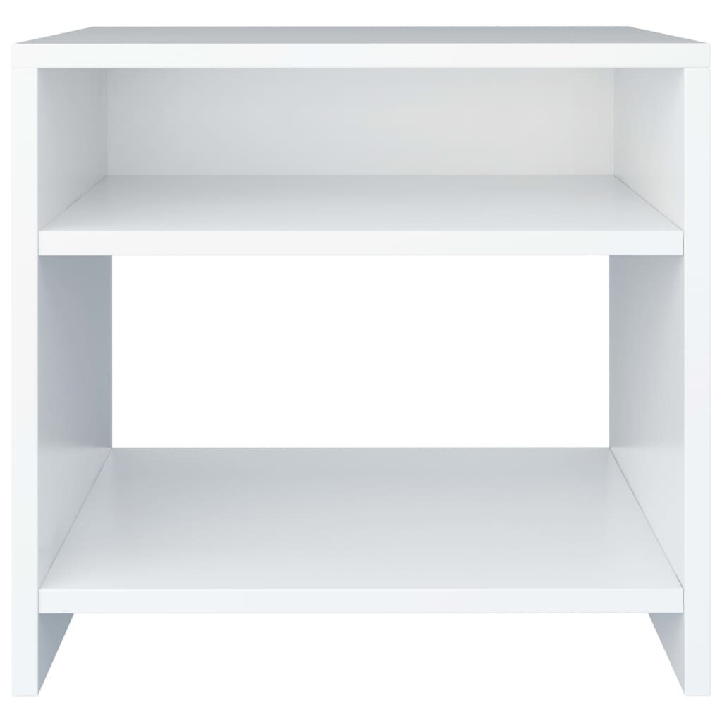 vidaXL Bedside Cabinets 2 pcs White 40x30x40 cm Engineered Wood