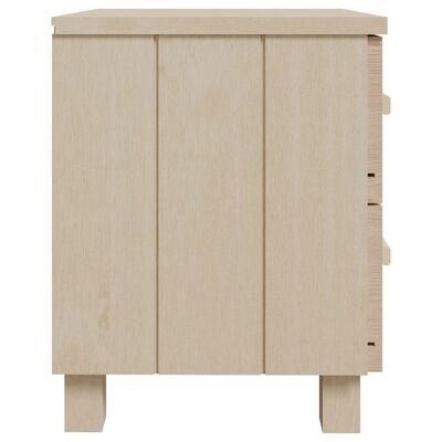vidaXL Bedside Cabinets HAMAR 2 pcs Honey Brown 40x35x44.5cm Solid Wood, honey brown vidaXL Bedside Cabinets HAMAR 2 pcs Honey Brown 40x35x44.5cm Solid Wood