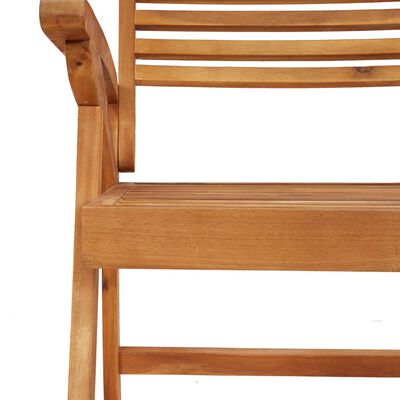 vidaXL Garden Chairs 8 pcs 58x58x87 cm Solid Wood Acacia