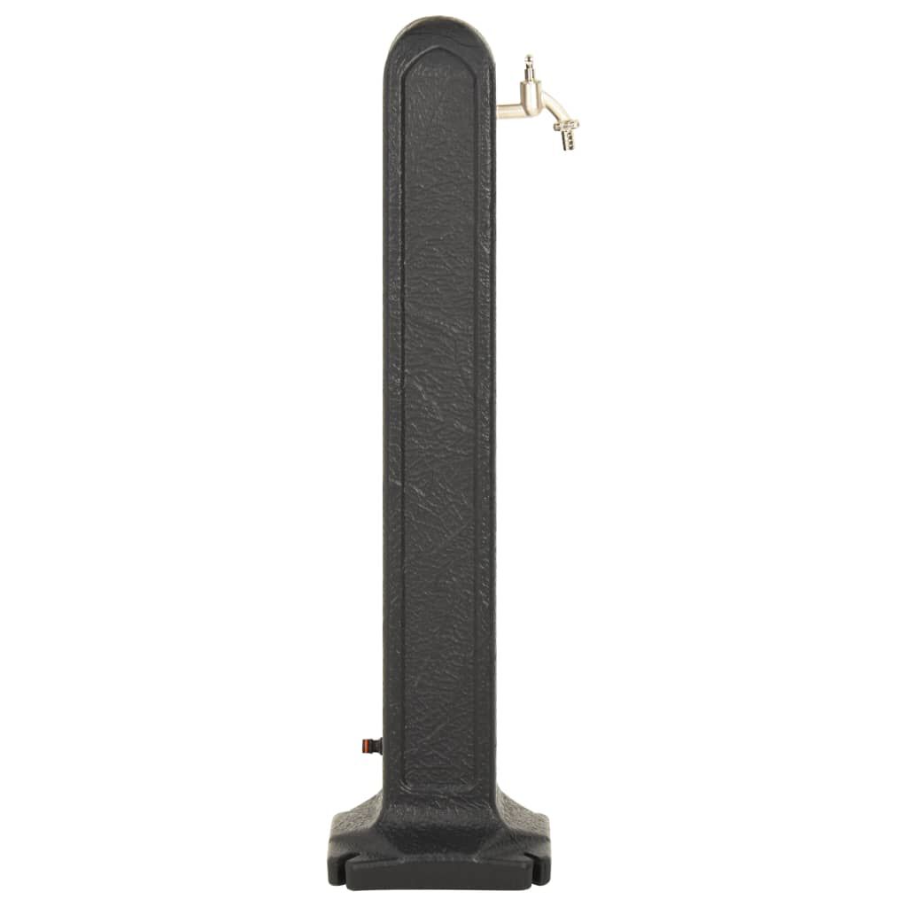 vidaXL Garden Tanker with Faucet Anthracite Stone Look