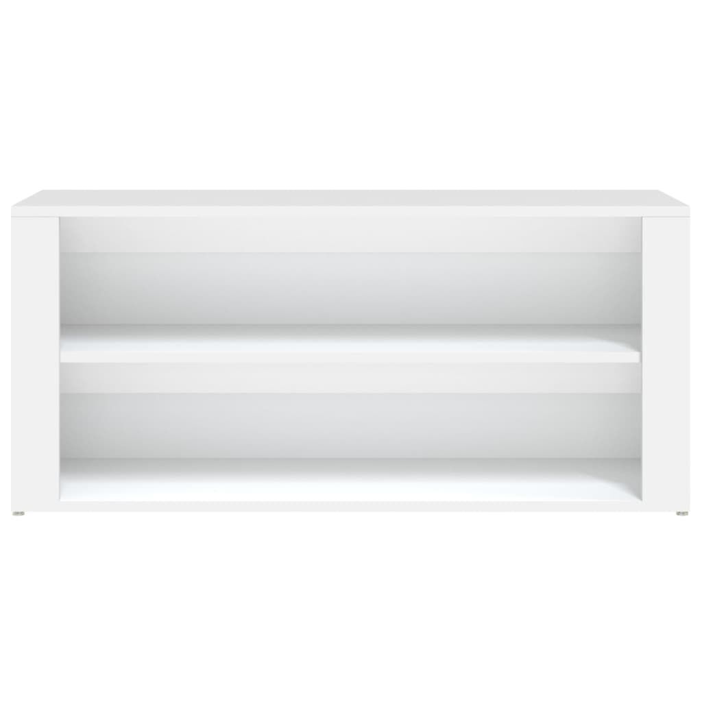 vidaXL Shoe Rack White 100x35x45 cm Engineered Wood