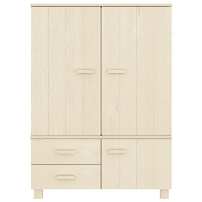 vidaXL Wardrobe HAMAR Honey Brown 99x45x137 cm Solid Wood Pine, honey brown vidaXL Wardrobe HAMAR Honey Brown 99x45x137 cm Solid Wood Pine
