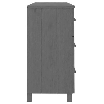 vidaXL Sideboard HAMAR Dark Grey 113x40x80 cm Solid Wood Pine, dark grey vidaXL Sideboard HAMAR Dark Grey 113x40x80 cm Solid Wood Pine