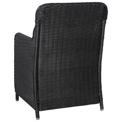 vidaXL 5 Piece Garden Dining Set Black,  vidaXL 5 Piece Garden Dining Set Black