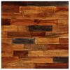 vidaXL Bar Table Solid Reclaimed Wood 70x70x106 cm