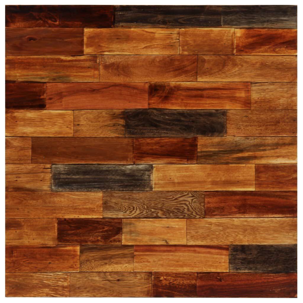vidaXL Bar Table Solid Reclaimed Wood 70x70x106 cm