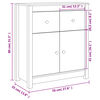 vidaXL Sideboard 70x35x80 cm Solid Wood Pine