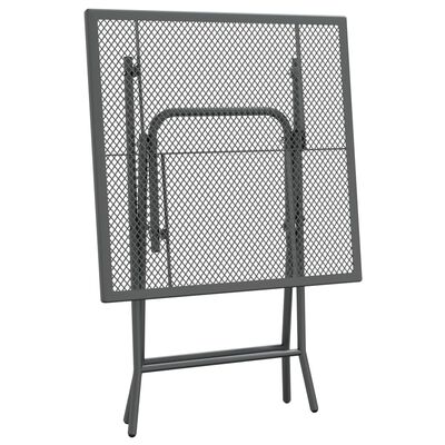 vidaXL 5 Piece Garden Dining Set Expanded Metal Mesh Anthracite,  vidaXL 5 Piece Garden Dining Set Expanded Metal Mesh Anthracite