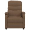 vidaXL Recliner Chair Brown Fabric