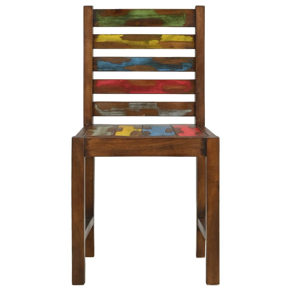 vidaXL Dining Chairs 2 pcs Solid Reclaimed Wood