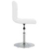 vidaXL Bar Stool White Faux Leather