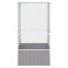 vidaXL Bird Cage Grey 111x107x211.5 cm Galvanised Steel