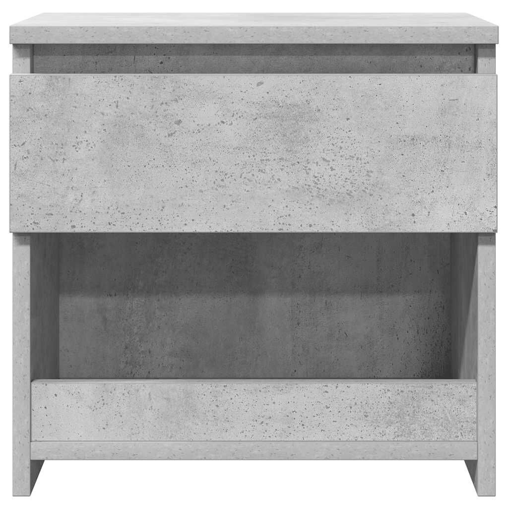 vidaXL Bedside Cabinets 2 pcs Concrete Grey 40x30x39 cm Engineered Wood