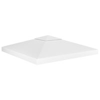 vidaXL 2-Tier Gazebo Top Cover 310 g/m² 3x3 m White, white vidaXL 2-Tier Gazebo Top Cover 310 g/m² 3x3 m White