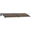 vidaXL Door Canopy Black 240x100 cm PC