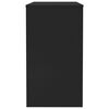 vidaXL Desk Black 90x40x72 cm Engineered Wood