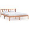 vidaXL Bed Frame without Mattress Honey Brown Solid Wood 120x200 cm