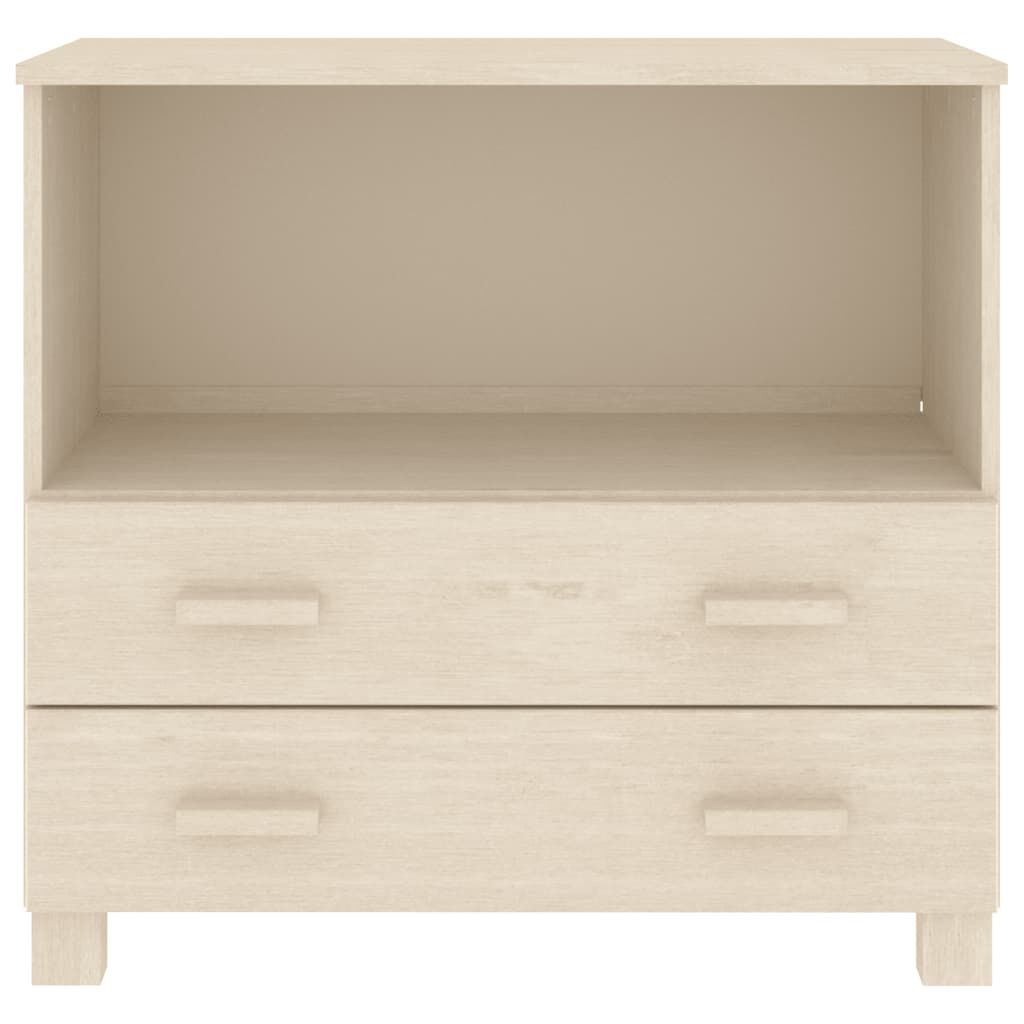 vidaXL Sideboard HAMAR Honey Brown 85x35x80 cm Solid Wood Pine