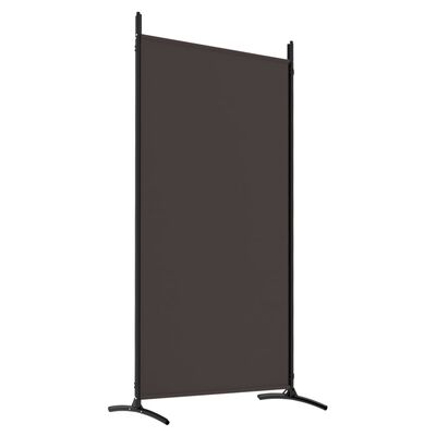 vidaXL 4-Panel Room Divider Brown 346x180 cm Fabric, brown vidaXL 4-Panel Room Divider Brown 346x180 cm Fabric