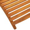 vidaXL Sun Lounger Solid Acacia Wood Brown