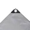 vidaXL Tarpaulin 650 g/m&sup2; 3x3 m Grey