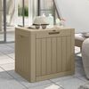 vidaXL Garden Storage Box Grey 55.5x43x53 cm Polypropylene