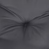 vidaXL Garden Highback Chair Cushions 4 pcs Anthracite 120x50x7 cm Fabric