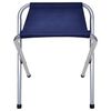 vidaXL Foldable Camping Table Set with 4 Stools Height Adjustable 120 x 60 cm